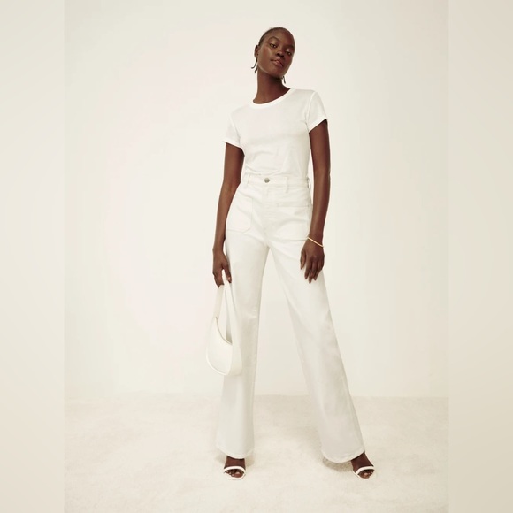 Reformation White Women's Jeans - Picture 6 of 11